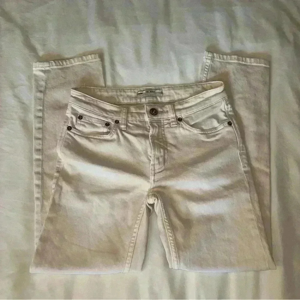Women’s Free People White/Beige Jeans Size 24
